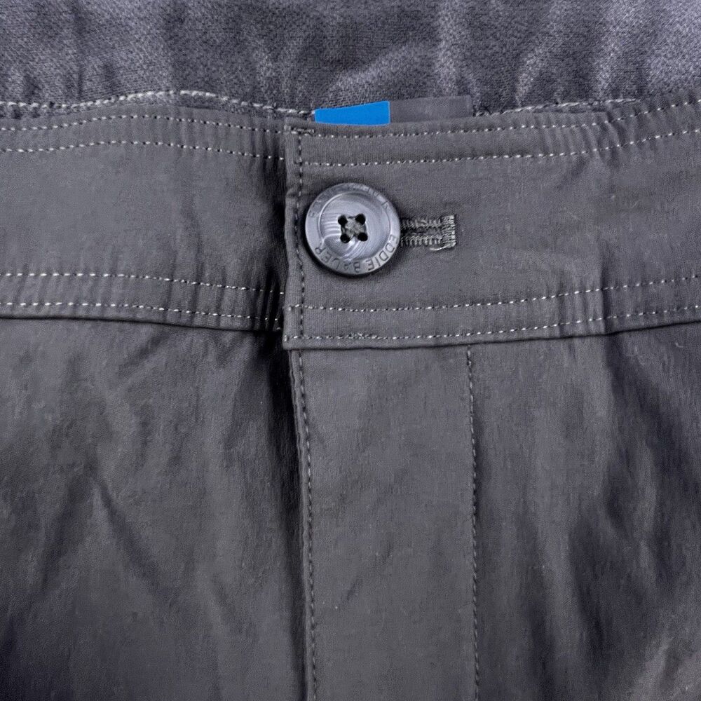 Eddie Bauer First Ascent Pants Mens 44x31 Gray Cargo Nylon Stretch Hiking - Picture 5 of 15